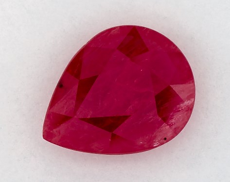 2.08 Carat Pear Natural Ruby