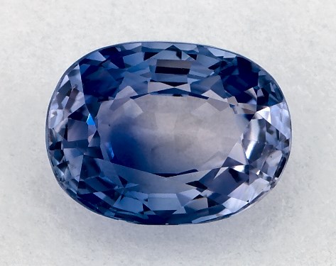 2.01 Carat Oval Natural Blue Sapphire