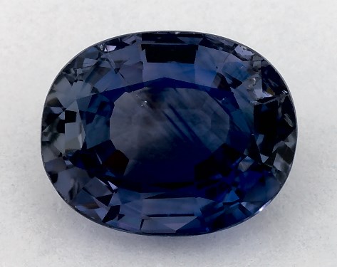 2.34 Carat Oval Natural Blue Sapphire