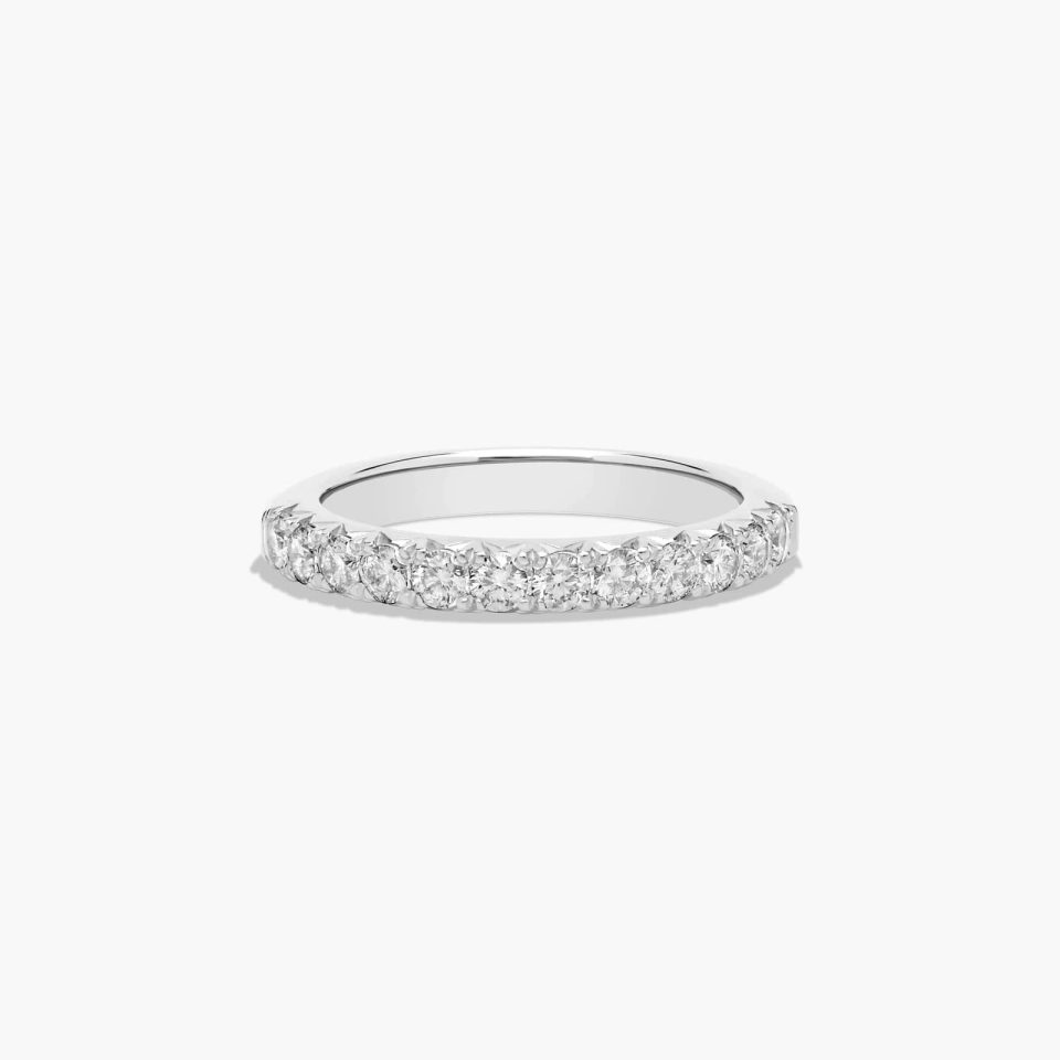Platinum Butterfly Prong Diamond Ring (0.50 CTW - H-I / SI1-SI2)