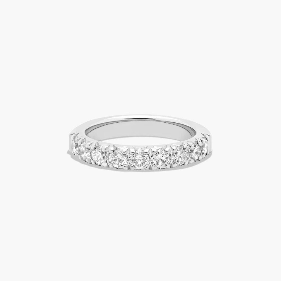 Platinum Butterfly Prong Diamond Ring (1.00 CTW - H-I / SI1-SI2)