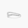 18K White Gold Grand Diamond Tiara Wedding Ring