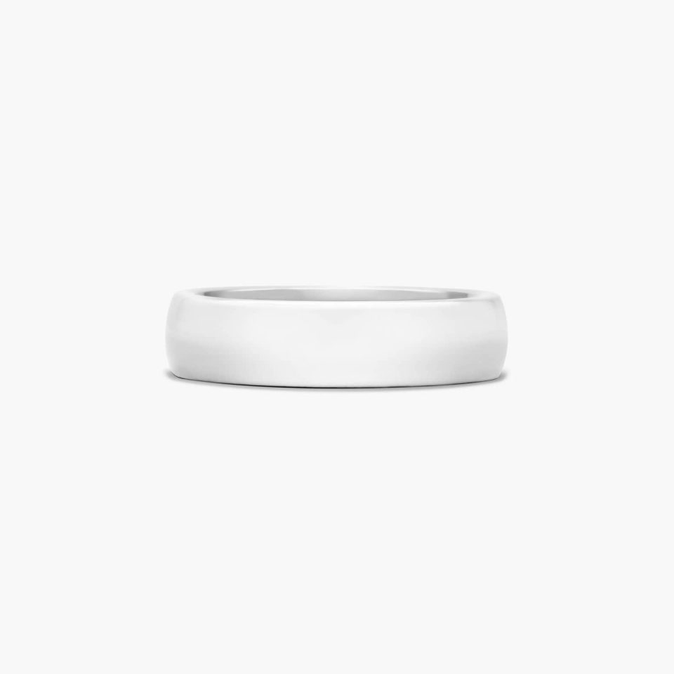 Cobalt Chrome 6mm Comfort-Fit High Polished Ring