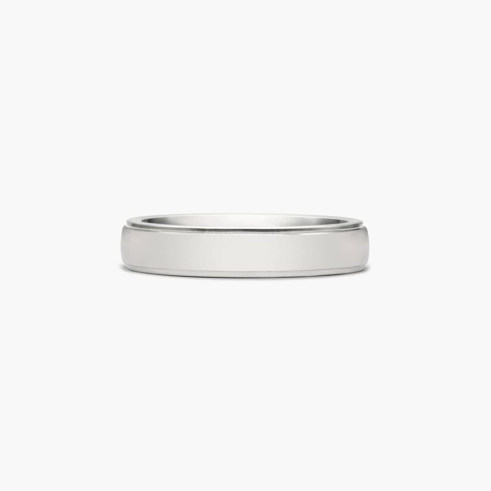 Cobalt Chrome 5mm Comfort Fit High Polished Ring