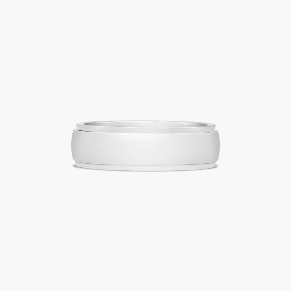 Cobalt Chrome 7mm Comfort Fit High Polished Ring