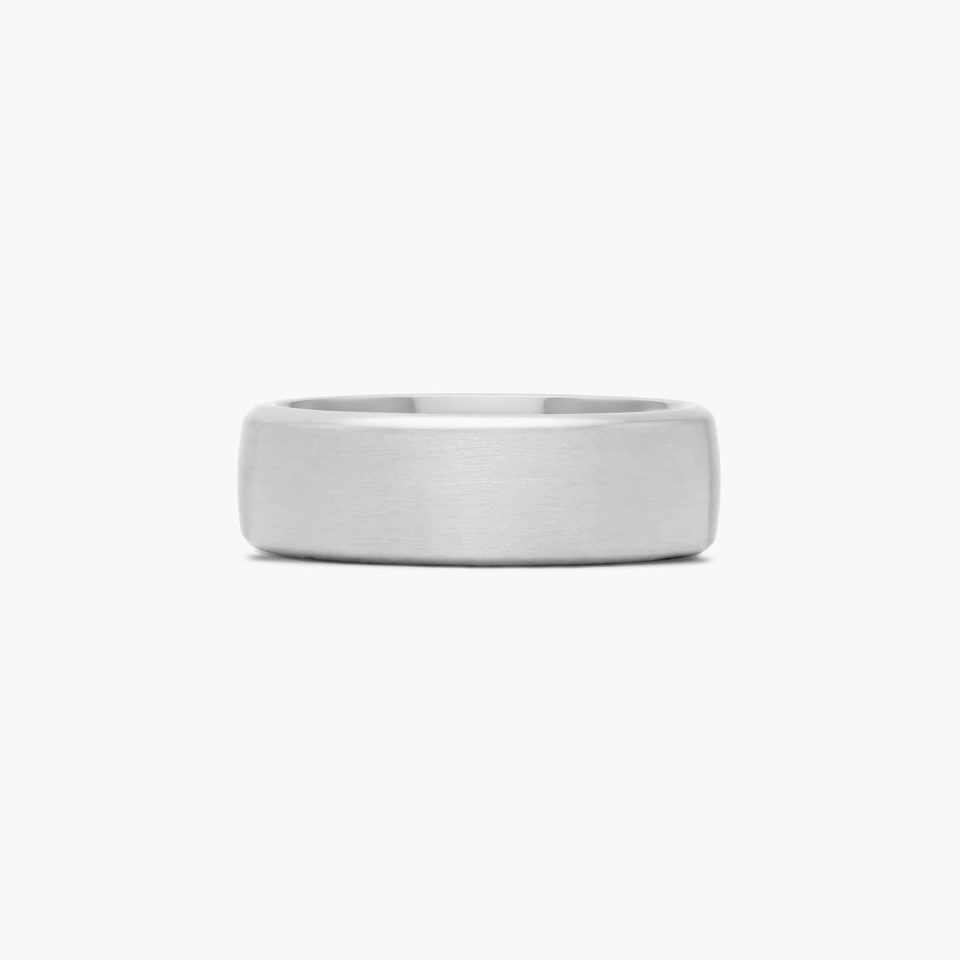 Cobalt Chrome 7.5mm Comfort Fit Satin Finished Ring